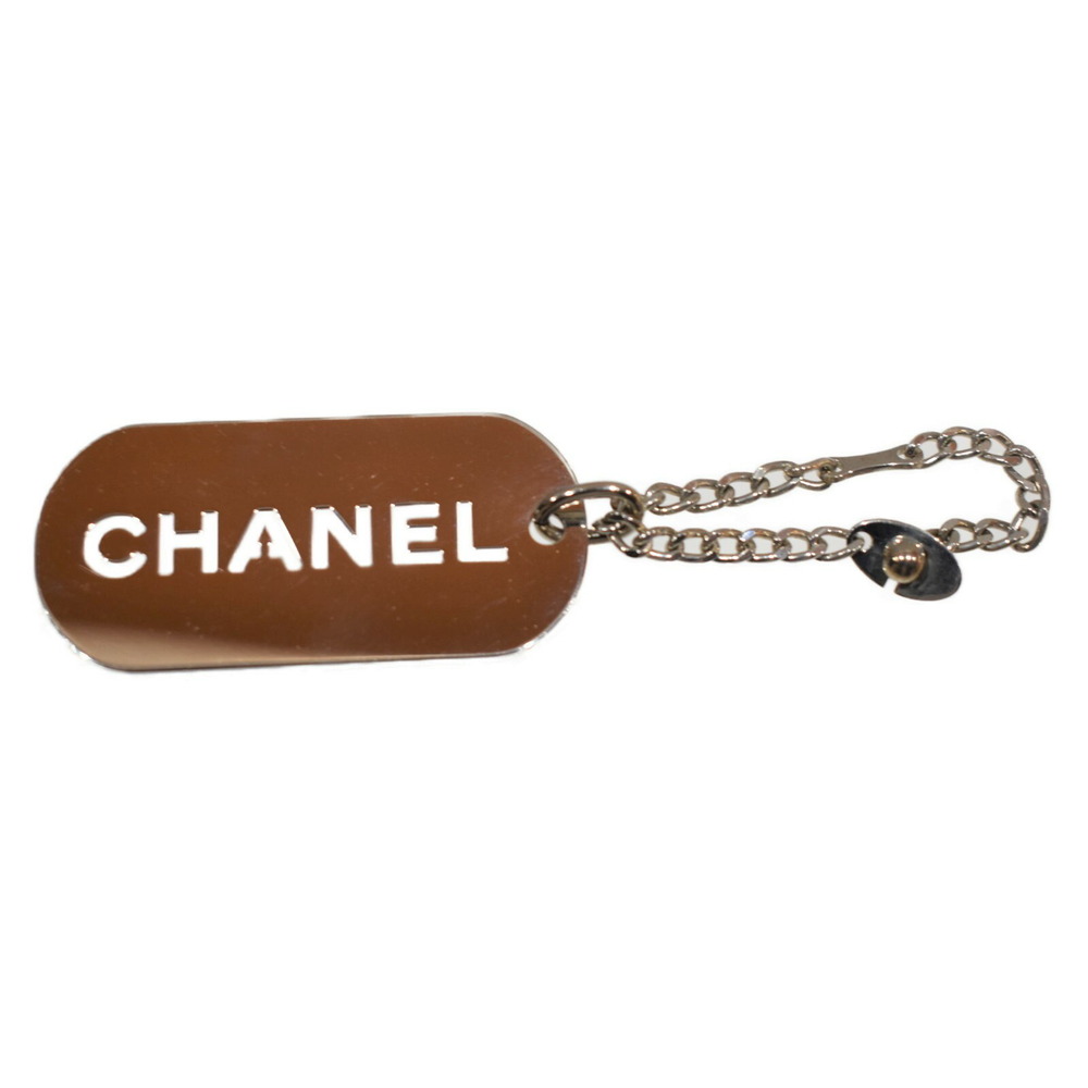 Chanel Bag Charm Dog Silver Plate